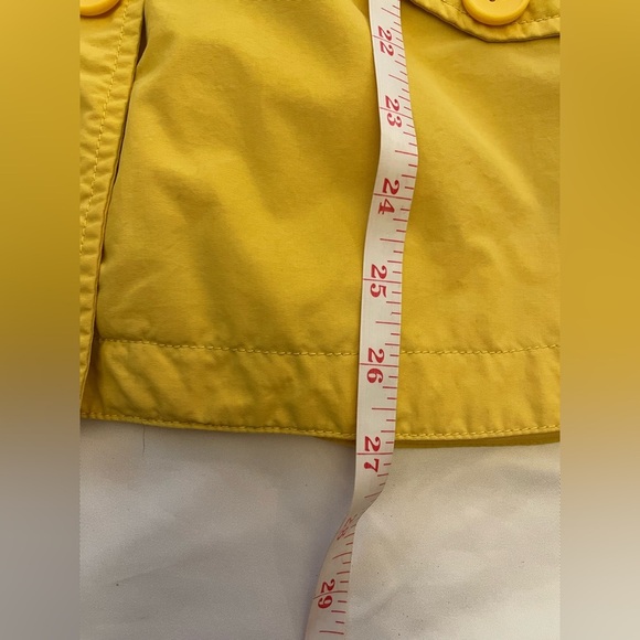 J. Crew size large yellow light windbreaker jacket - Picture 12 of 12